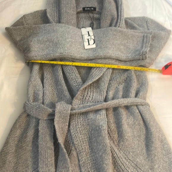 Dalia waterfall knitted cardigan Grey, business casual! - Picture 2 of 7